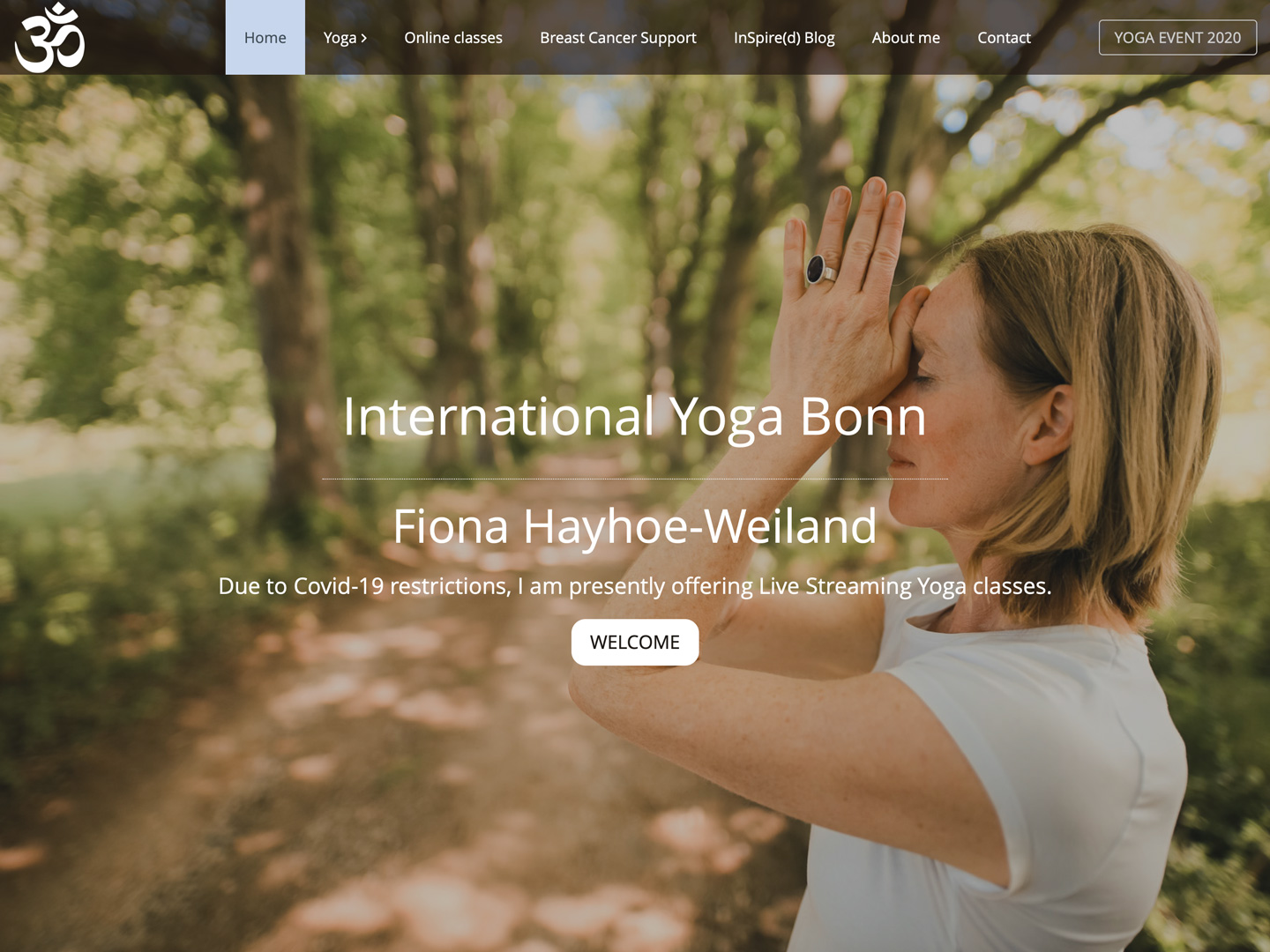 Fiona Hayhoe, Yoga Bonn